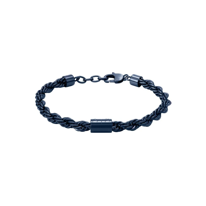 Armani Exchange Men's Semi precious or Stainless Steel bracelet with lobster clasp closure