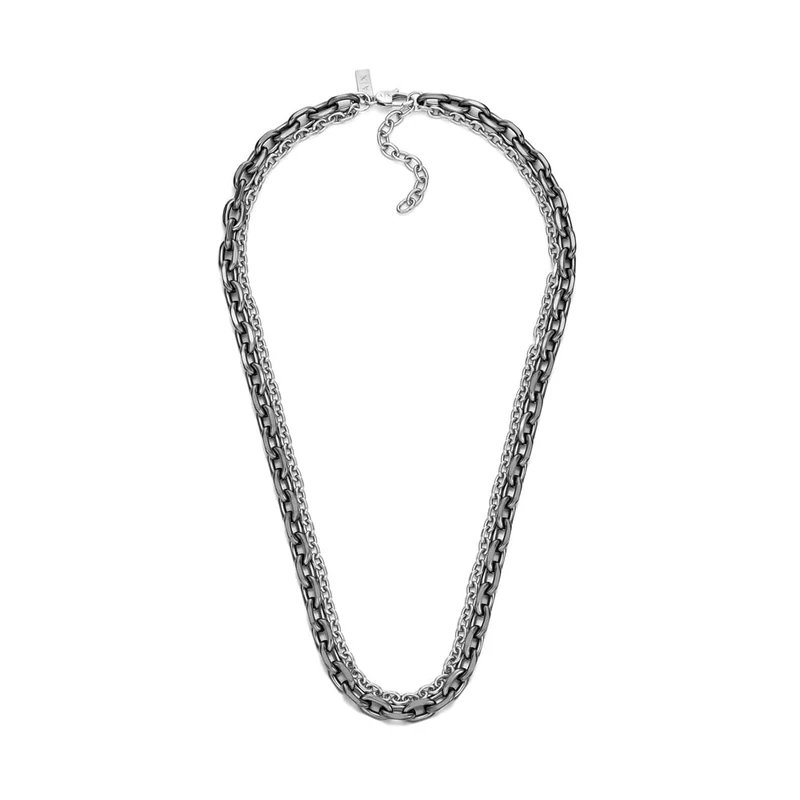 Armani Exchange Men's Stainless Steel necklace with lobster clasp closure