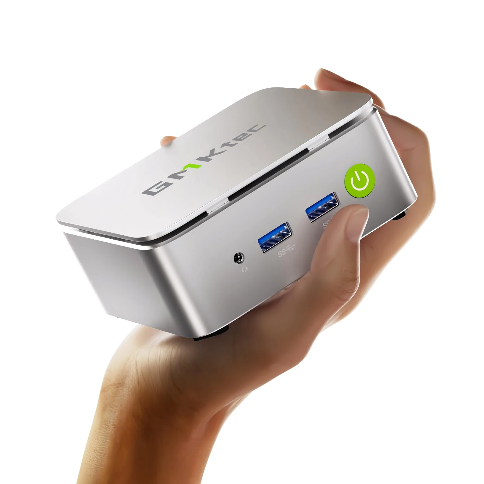 GMKtec AMD Ryzen 5 Mini PC W11 Pro 3500U (4C/8 T4.50GHz), G10 Mini Computer, 16GB DDR4 RAM 3200MHz+512GB PCIe 3.0x4 SSD, WiFi 5, USB 3.2, USB-C, BT 5.0