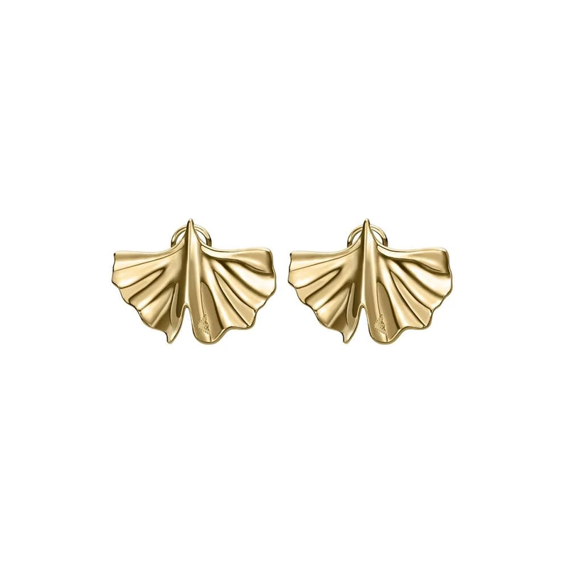 Emporio Armani Women's Brass or Stainless Steel Button Stud Closure Earrings