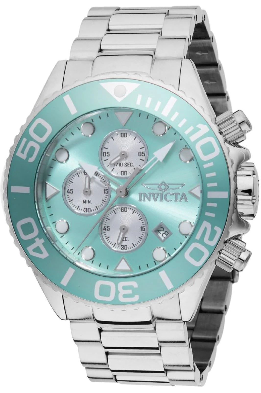 Invicta Grand Diver 48583 Men's Watch - Waterproof - Analogue - Quartz Movement - Stainless Steel with Blue dial - 52mm