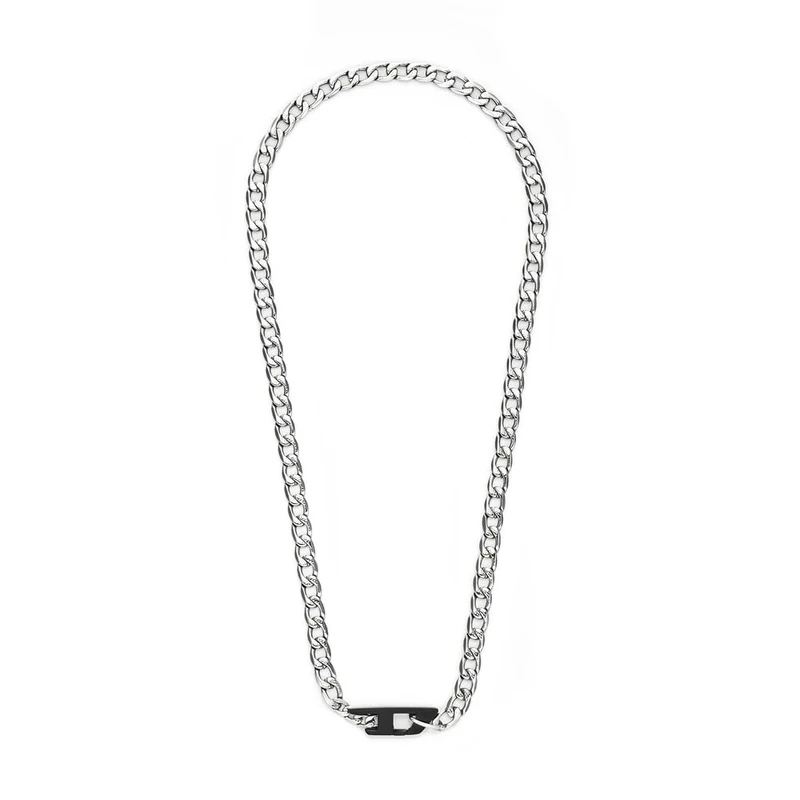 Diesel Men's 2 tone Stainless Steel with lobster clasp closure Chain necklace