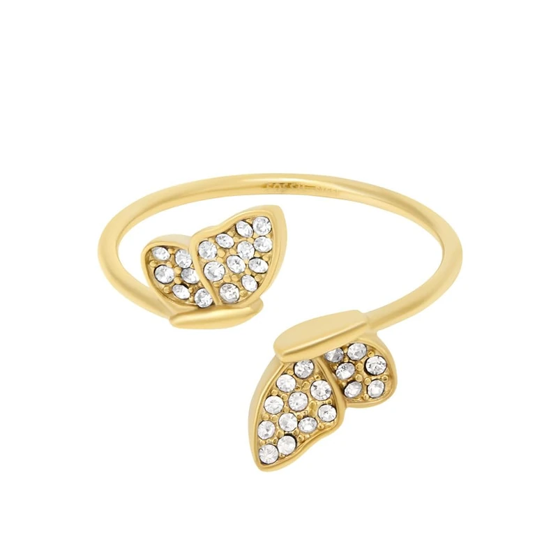 FOSSIL Women's Stainless Steel open Rings