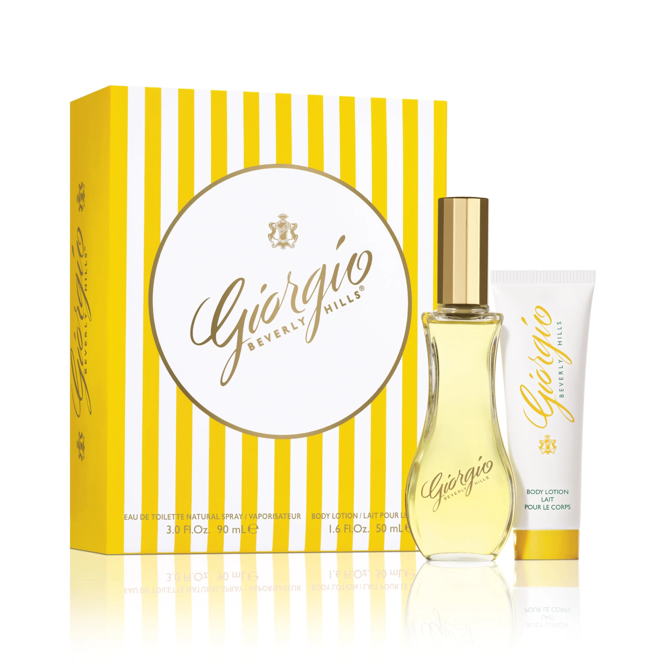 Giorgio Beverly Hills Eau de Toilette Spray, 90ml, 2-piece Fragrance Gift Set, floral perfume, luxury fragrance gifting for Women