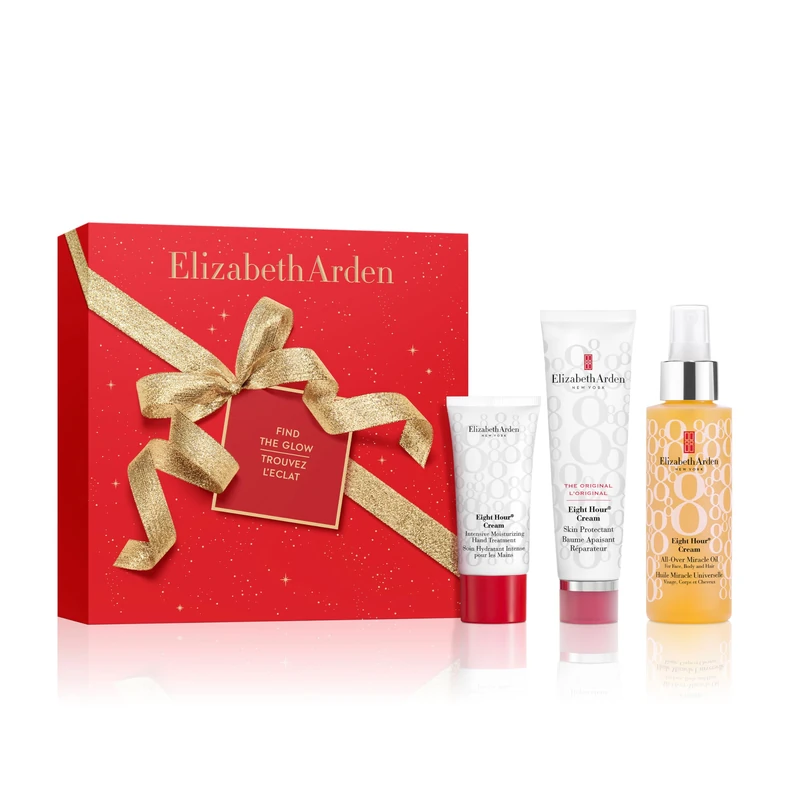 Elizabeth Arden Find l'Eclat, Eight Hour Cream, Nourishing Essential Care, Repair Balm, Universal Miracle Oil, Intense Hydration Hand Cream, Multi-task, Protective Care