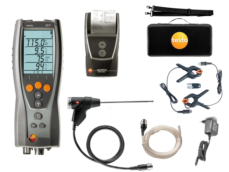 testo 327 Flue Gas Analyser Advanced Kit