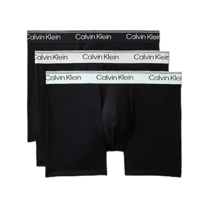 Calvin Klein Men BOXER BRIEF 3PK BLACK (Black Bodies w/Black/Light Cast/Fe) L