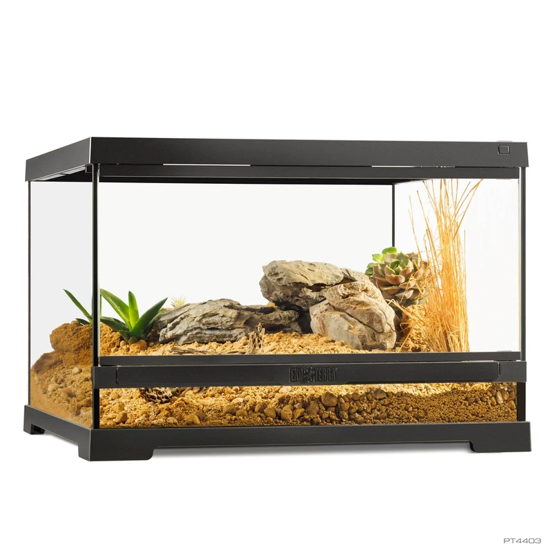 Exo Terra Pro Glass Terrarium, S, 45x45x30cm-LOW