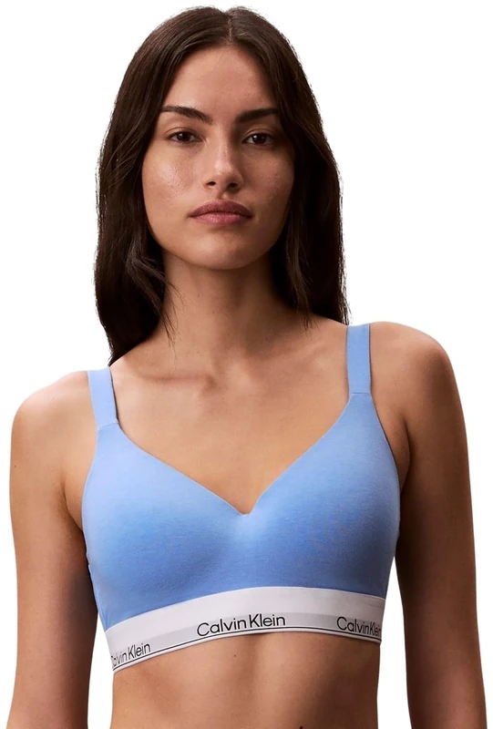 Calvin Klein Women's Lift Bralette LV00QF8500 Bralette, Blue (Blue Descent), L