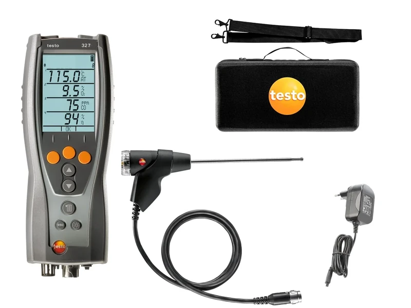 testo 327 Flue Gas Analyser Standard Kit