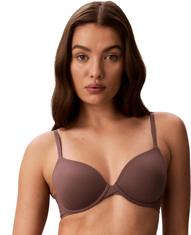 Calvin Klein Women's Ll Full Coverage Lv000F3837 Full Coverage, Brown (Botanical Brown), 36F