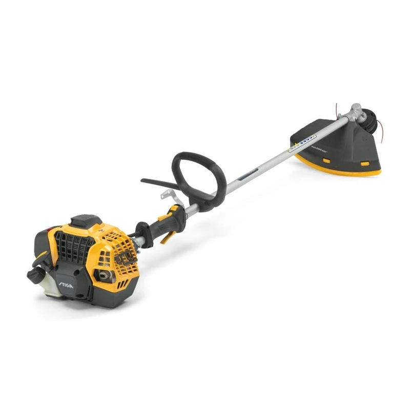 STIGA BC 740 Petrol Brushcutter – 35.3cc Engine, 43cm Cutting Width, Loop Handle, Bump&Work Head, 3-Tooth Blade, Double Harness