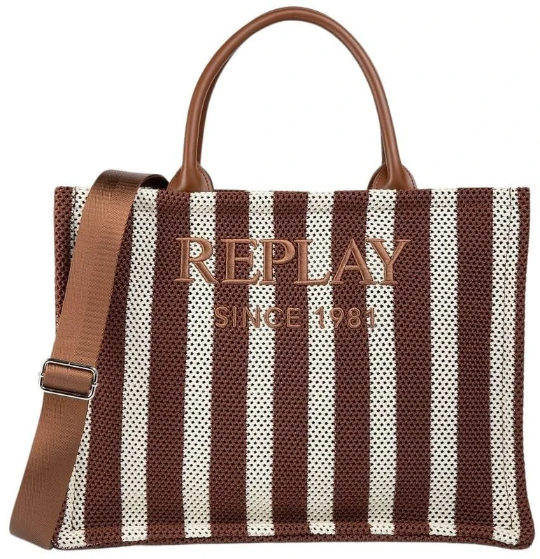 Replay Women Fw3836 Bag, X084 Partridge + Off White, Einheitsgröße