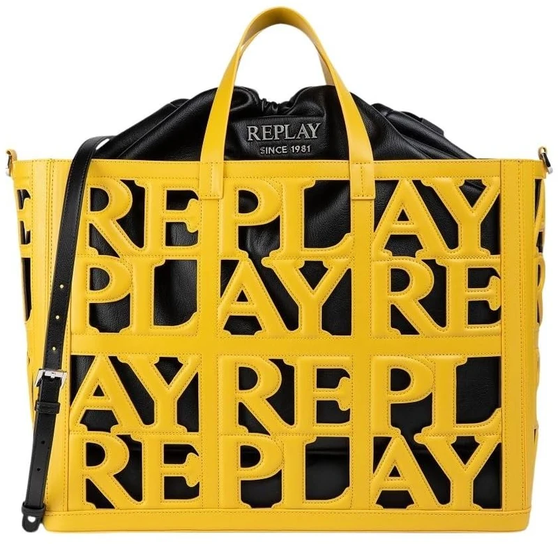 Replay Women Fw3837 Bag, X087 Hot Spot + Black, Einheitsgröße