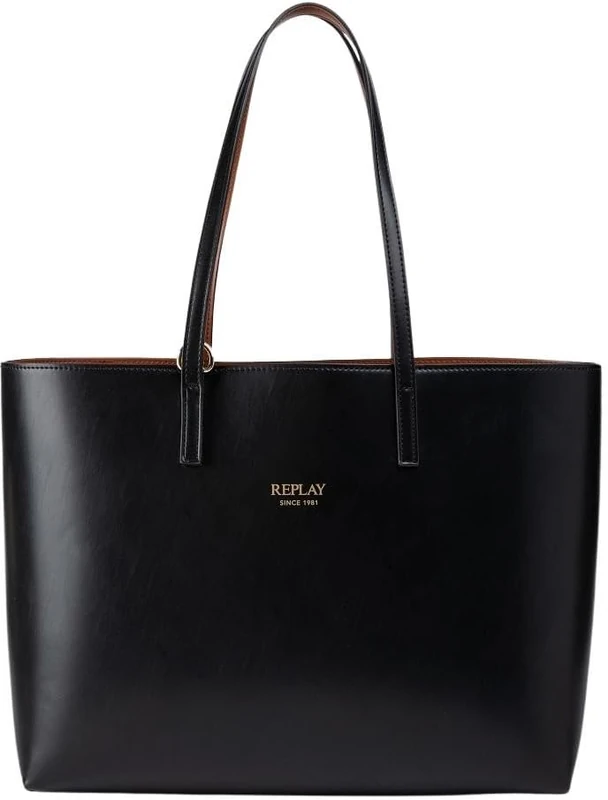 Replay Ladies FW3553 X083 Black + CAMBR. Brown + Shiny Black