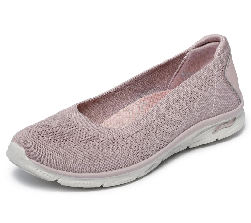 Skechers Women's Arch Fit Sunny Zen Walk Sneaker, Rose Knit, 7 UK