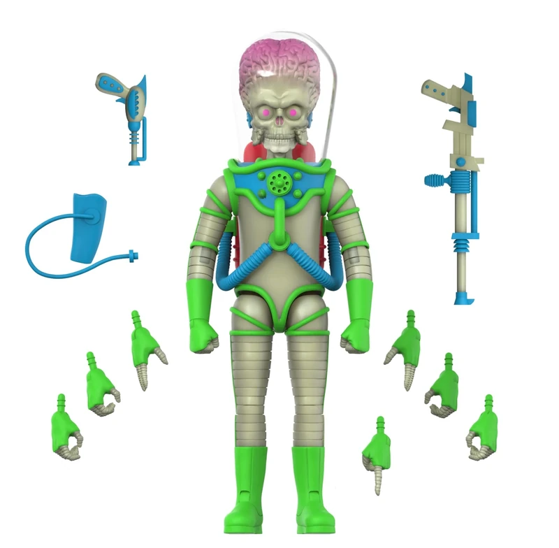 Super7 Mars Attacks ULTIMATES! Wave 02 - Martian (Invasion Begins, Glow) Action Figure