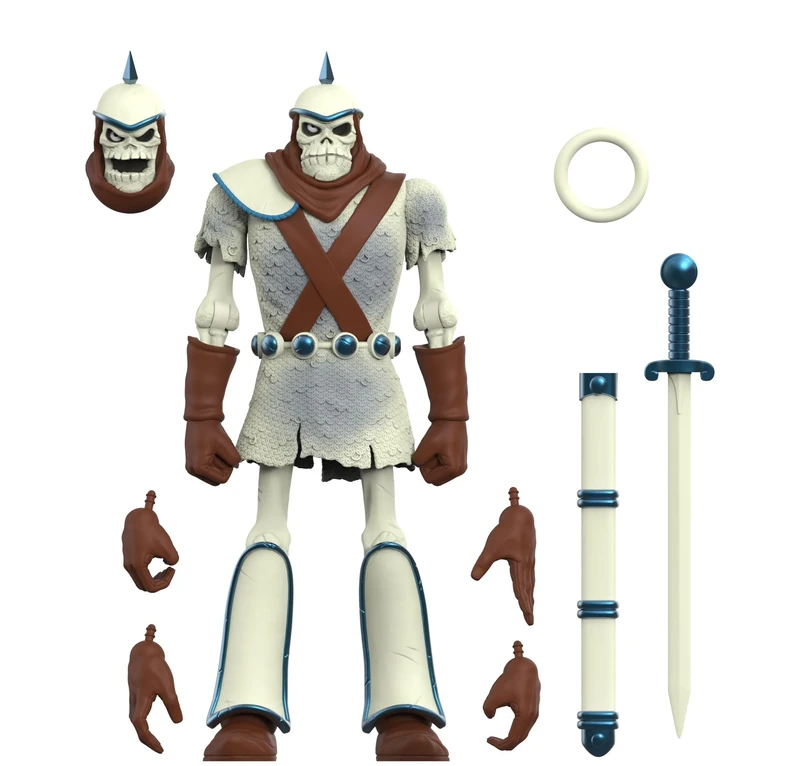 Super7 Dungeons and Dragons ULTIMATES! - Dekkion The Skeleton Warrior (Glow) Action Figure