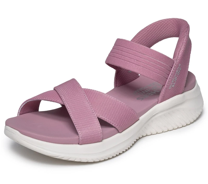 Skechers Women's Ultra Flex 3.0 Sandal Never Better Sandals, Rose Webbing/Gore, 5 UK