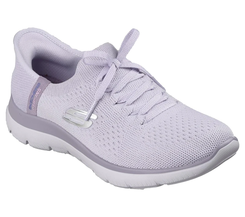 Skechers Women's Summits New Daily Trainers, Lavender Knit/Trim, 4 UK
