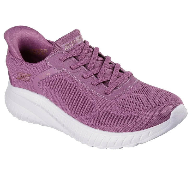 Skechers BOBS Sport Squad Chaos - Dark Rose Textile Sneaker