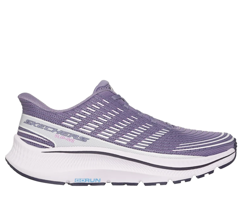 Skechers Women's Go Run Consistent 2.0 Senna Sneaker, Purple Textile/Trim, 6.5 UK