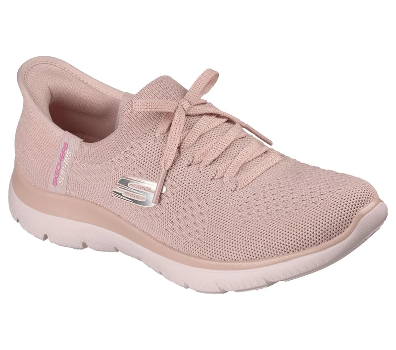 Skechers Women's Summits New Daily Trainers, Light Mauve Knit/Light Pink Trim, 5 UK
