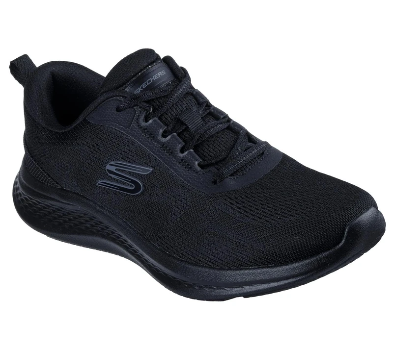 Skechers Women's Skech-Lite Pro 2.0 Everyday Pace Sneaker, Black Mesh/Trim, 8 UK