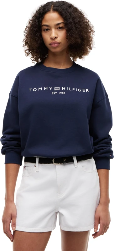 Tommy Hilfiger Women's Corp Logo Mdrn Swtsrt Ww0Ww47831, BLUE, XXS