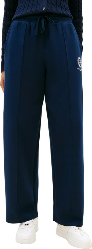 Tommy Hilfiger Women's Varsity Crest Intlck Sweatpant WW0WW48764, Blue, M - Image 1