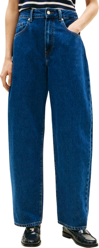 Tommy Hilfiger Women's DNM EMI Barrel Rw WW0WW49665, Denim, 26W / 28L