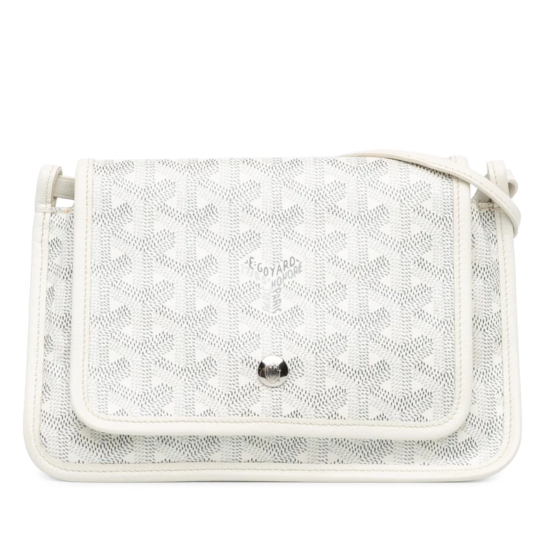 Pre-Loved Goyardine Plumet Pocket Wallet Crossbody Bag