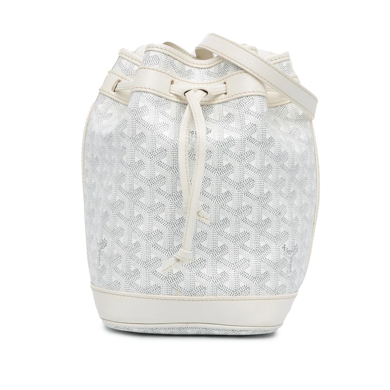 Goyard Goyardine Petit Flot Bag - White Coated Canvas - Image 1