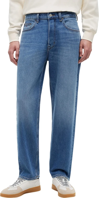 Tommy Jeans Men's Sonny Rglr Tprd Bj0133 DM0DM23285 Tapered, Denim (Denim Medium), 28W / 32L