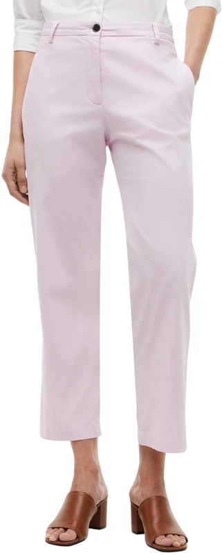 Tommy Hilfiger Women's Co GMD Slim Straight Chino WW0WW49647, Purple, 42