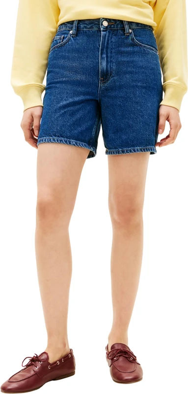 Tommy Hilfiger Women's DNM EMI Straight Short Rw WW0WW48598, Denim, 28W / Nil - Image 1