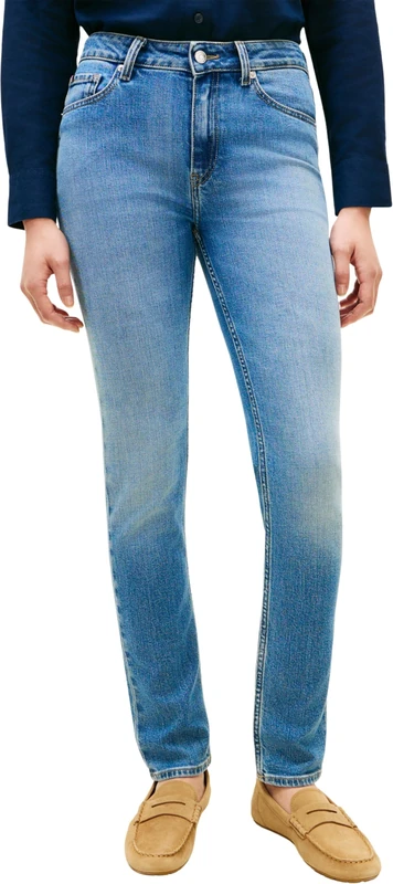 Tommy Hilfiger Women’s Jeans Finn Slim Mid Waist, Blue (Finn), 32W/28L