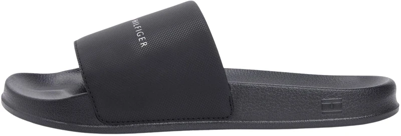 Tommy Hilfiger Men's Core Pool Slide FM0FM05799 Slides, BLACK (Black), 10.5