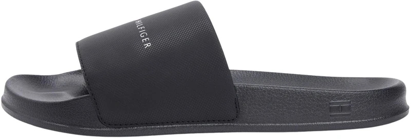 Tommy Hilfiger Men's Core Pool Slide FM0FM05799 Slides, BLACK (Black), 6.5 - Image 1