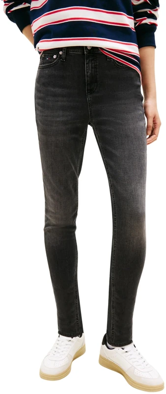 Tommy Jeans Women's Nora Mr Skny Ah1280 DW0DW22661 Skinny, Denim (Denim Black), 26W x 32L