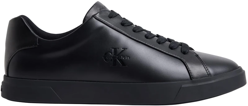 Calvin Klein Men's Low Prof Cupsole LTH HM0HM02123 Low Top, Black (Triple Black), 8 - Image 1