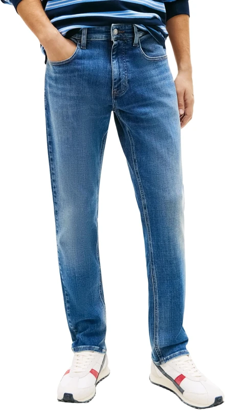 Tommy Jeans Men's Scanton Slim Bj1231 DM0DM22960 Slim, Denim (Denim Medium), 31W / 30L