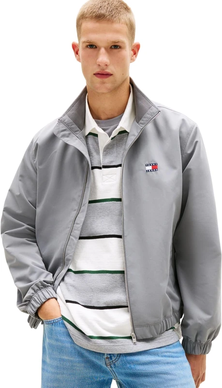 Tommy Jeans Men's TJM Essential Jacket Ext Dm0Dm22720, Grey (Gravel Grey), M