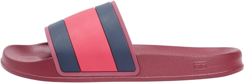 Tommy Hilfiger Men's Core Hilfiger Flag Pool Slide FM0FM05798 Slides, RED (Regatta Red), 10.5 - Image 1