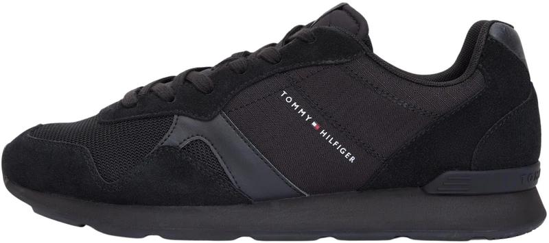 Tommy Hilfiger Men's Maxlite Mix FM0FM05830 Low Top, Black (Black), 11