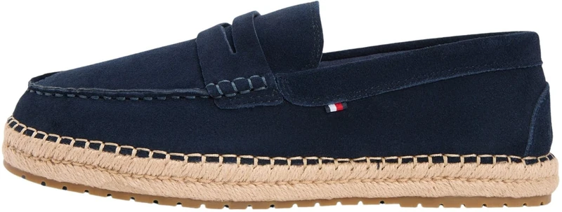Tommy Hilfiger Men's Flexible Hilfiger SDE Espadrille FM0FM05794 Espadrilles, Blue (Desert Sky), 10.5