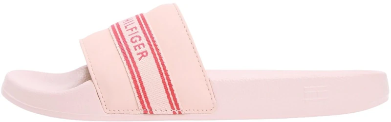 Tommy Hilfiger Women's Th Webbing Pool Slide FW0FW09359 Slides, PINK (Foggy Pink), 7.5
