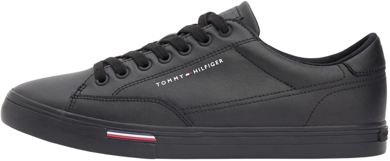 Tommy Hilfiger Men's Vulc Core RWB Long Lace LTH FM0FM05814 Low Top, Black (Black), 8 - Image 1