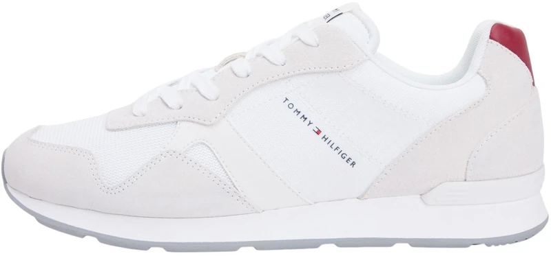 Tommy Hilfiger Men's Maxlite Mix FM0FM05830 Low Top, White (White), 13