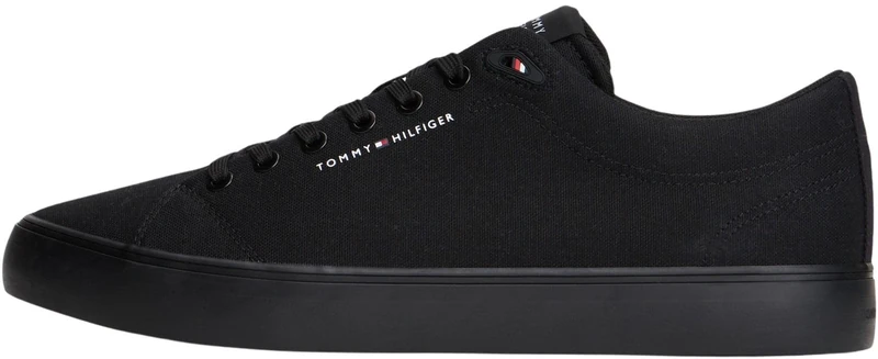 Tommy Hilfiger Men's Harlem Core Ii CVS FM0FM05817 Low Top, Black (Black), 11